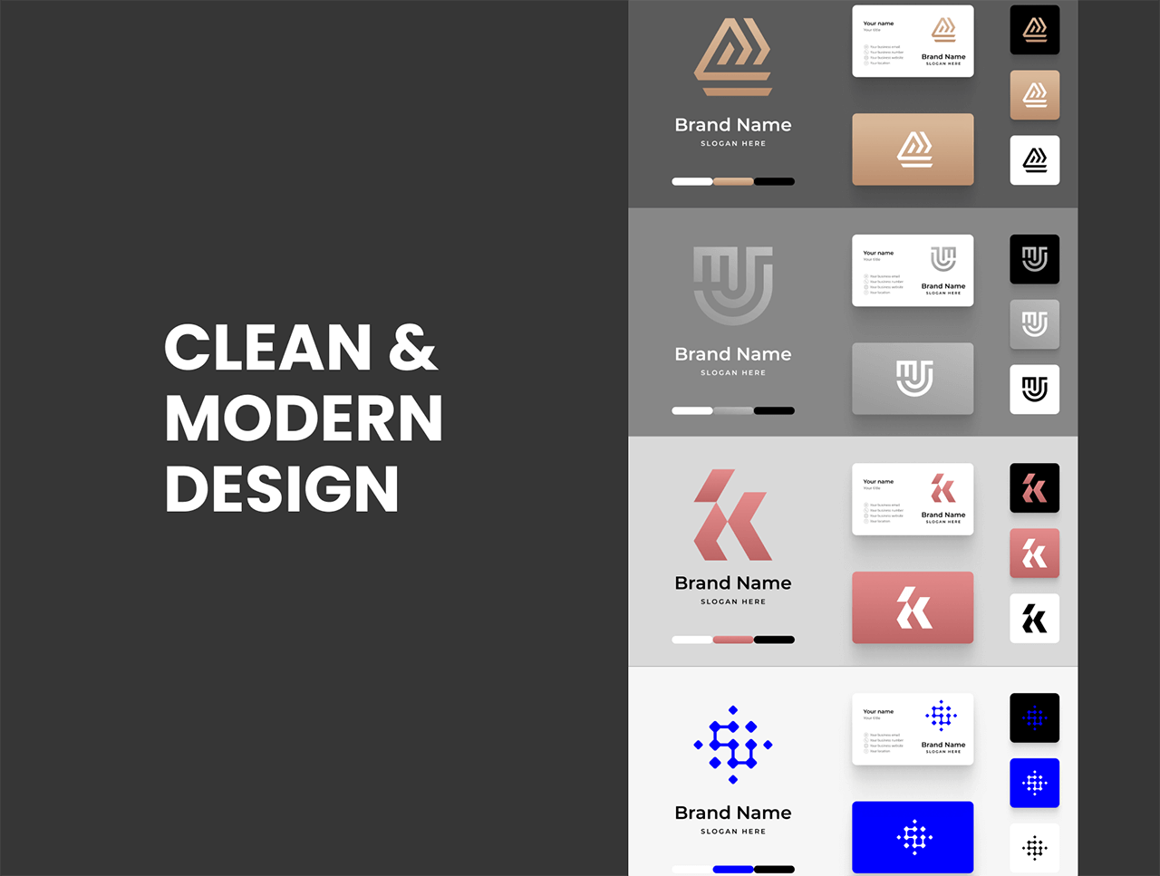 矢量LOGO符号库：4000+抽象标志，5秒点亮你的品牌基因