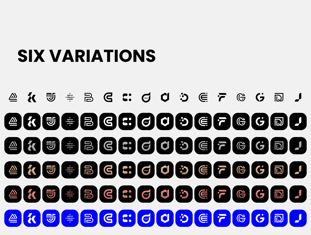 矢量LOGO符号库：4000+抽象标志，5秒点亮你的品牌基因