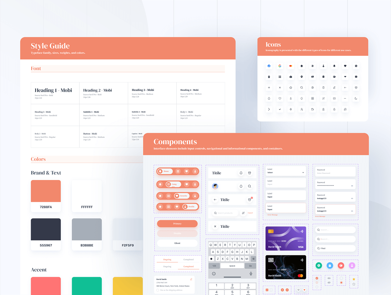 100个设计极简的卖鞋电商主题UI素材包，明暗双模，效率飙升！