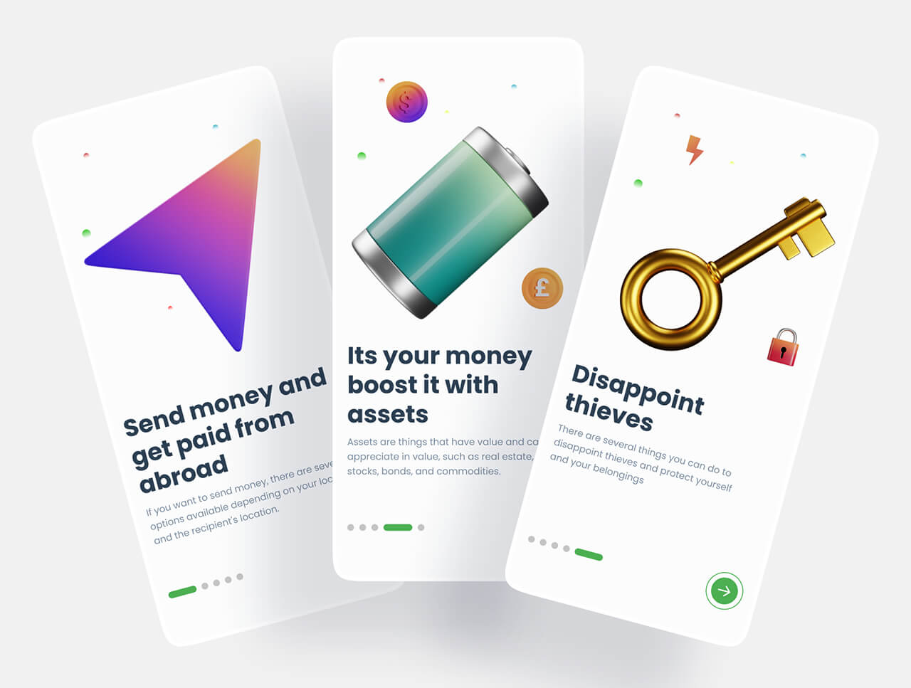 绿色金融类APP界面模板：专业设计系统助力高效创作