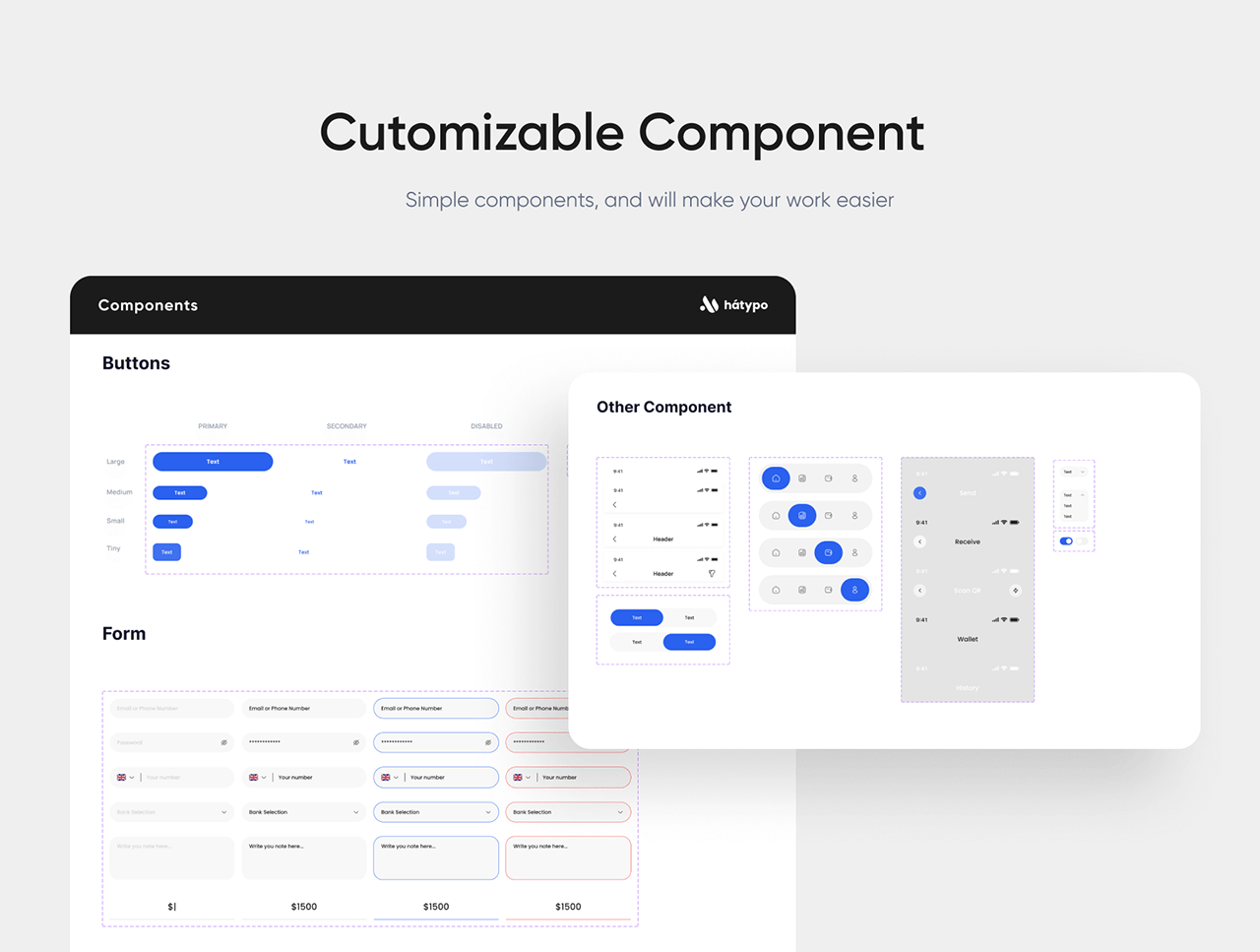 即刻开启专业级财务应用设计:45个漂亮蓝色APP UI助你效率飙升