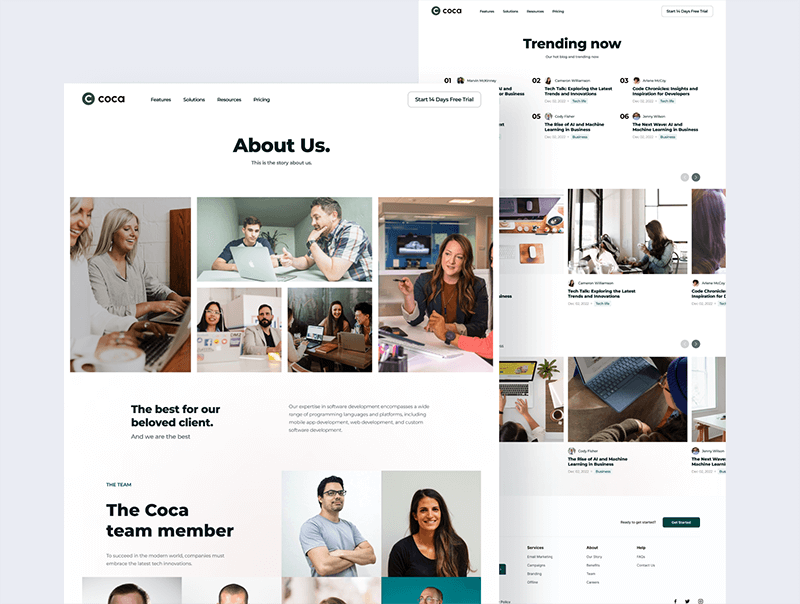 12个高端响应式网站设计模板，设计师产出项目高效利器