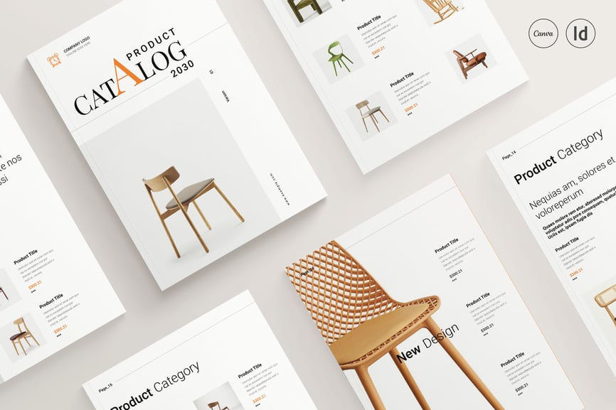 家具家居产品目录小册子模板画册模板