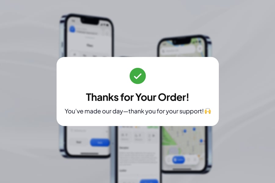 蓝色房地产应用APP UI KIT
