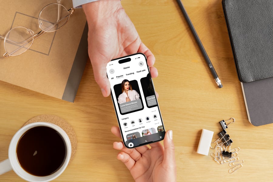 时尚的旧货购物应用APP UI KIT素材包