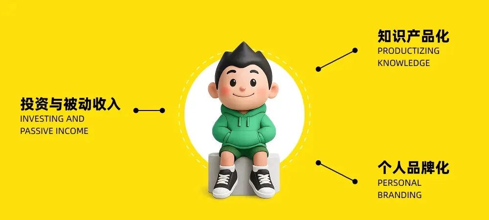 10年腾讯高级设计师：3步打造从卖时间到睡后收入的复利人生