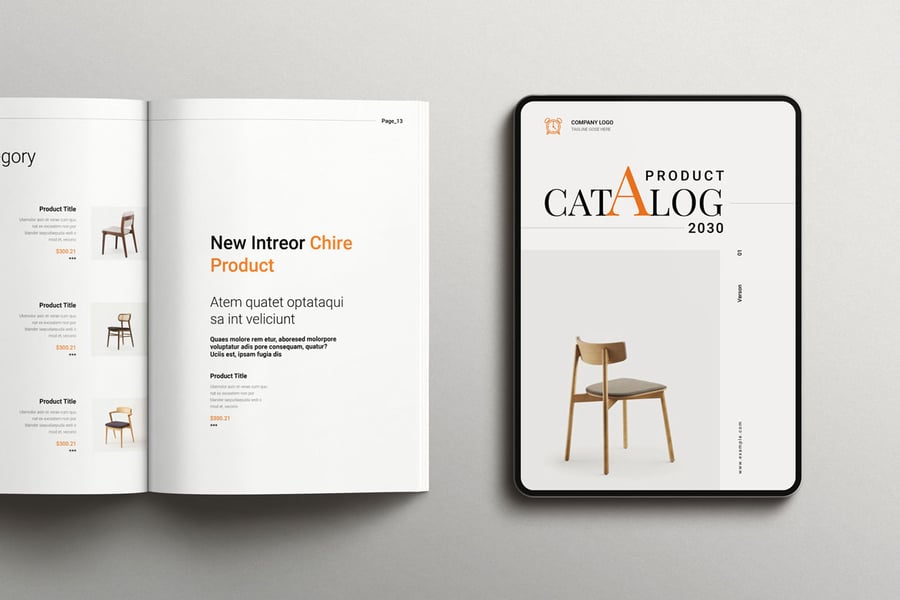 家具家居产品目录小册子模板画册模板