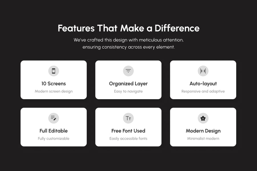 时尚的旧货购物应用APP UI KIT素材包