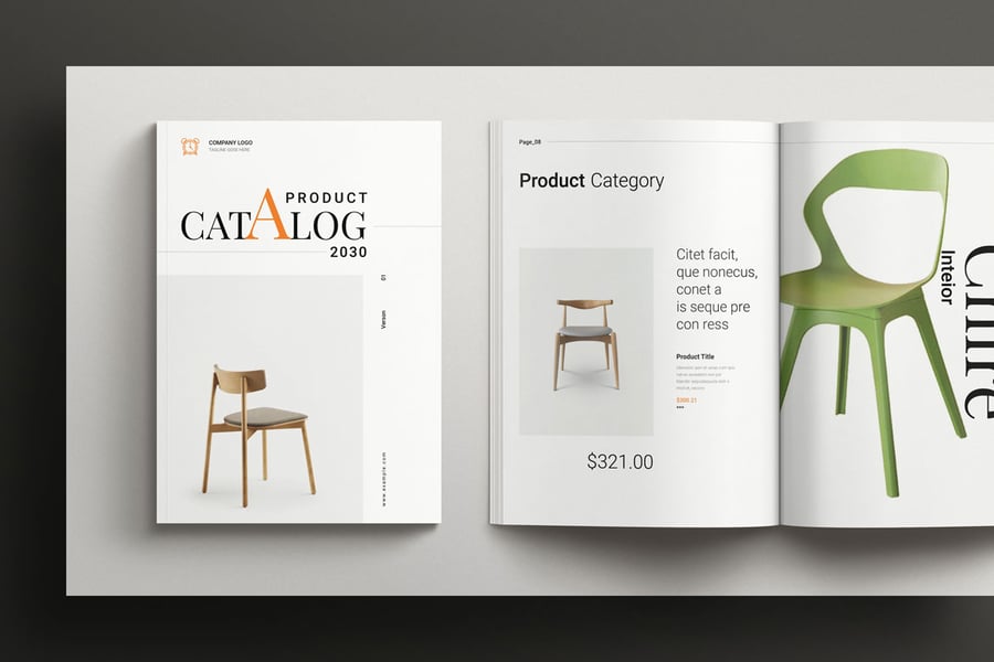 家具家居产品目录小册子模板画册模板