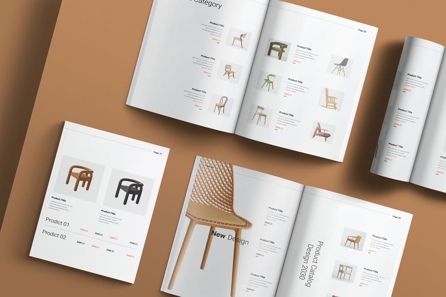 家具家居产品目录小册子模板画册模板