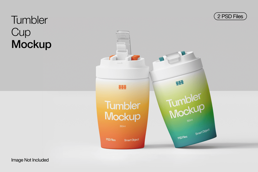 漂亮的玻璃杯模型PSD样机素材包