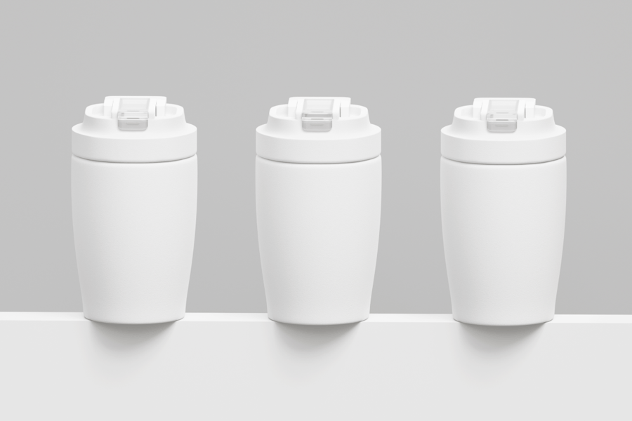 漂亮的玻璃杯模型PSD样机素材包