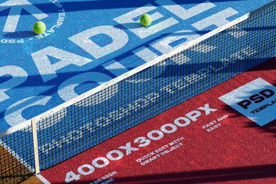 漂亮真实的网球场广告PSD样机素材包-3 漂亮真实的网球场广告PSD样机素材包