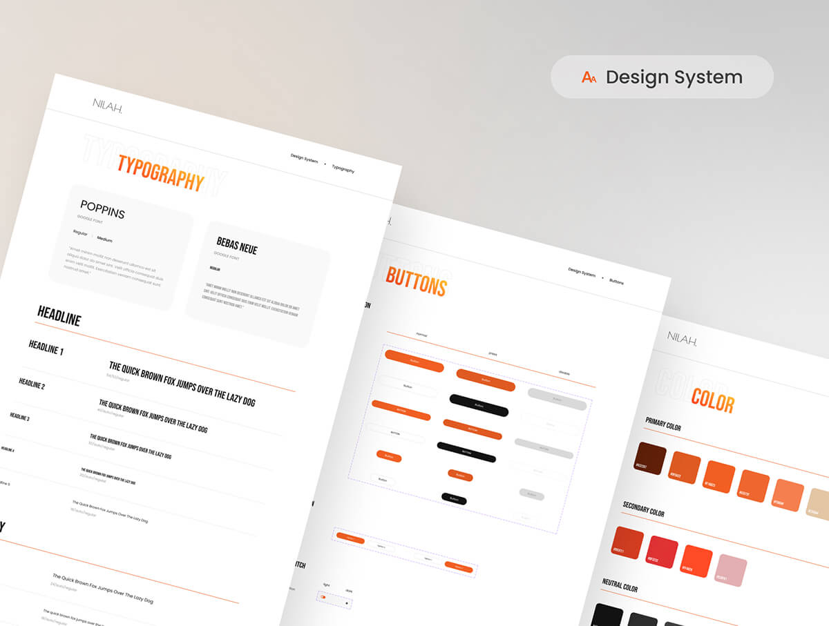 60多个极具视觉吸引力的的商品订单电商橙色UI界面素材包