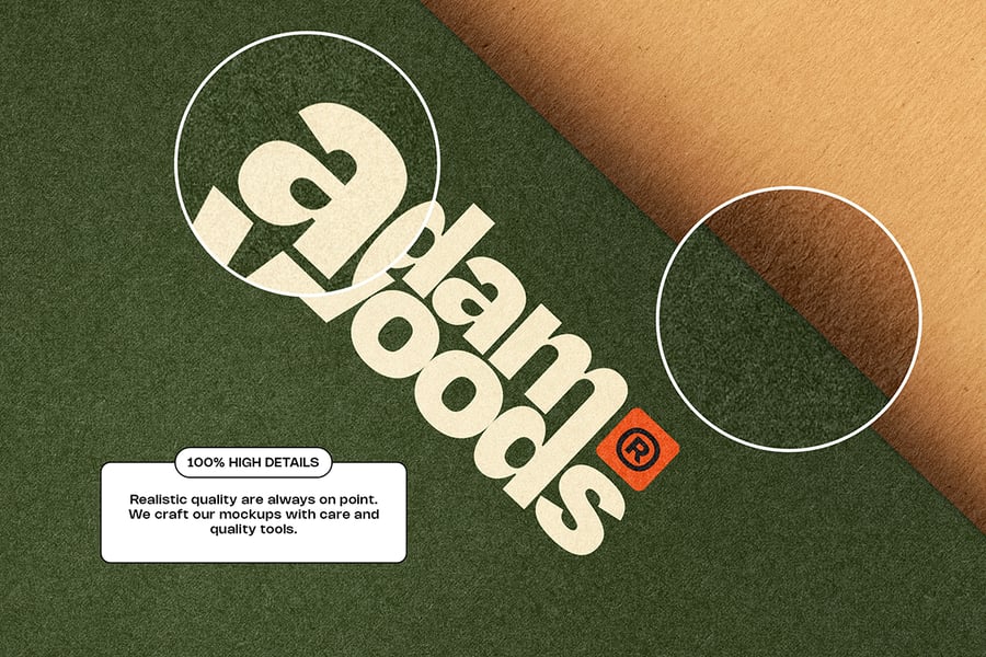 高级有质感细节的品牌标志PSD模型样机素材包-7 高级有质感细节的品牌标志PSD模型样机素材包