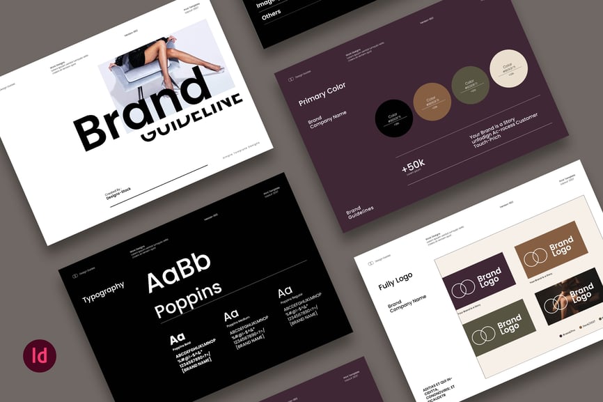 18个黑色时尚品牌VI指南-1 18个黑色时尚品牌VI指南