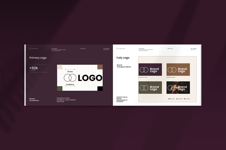 18个黑色时尚品牌VI指南-8 18个黑色时尚品牌VI指南