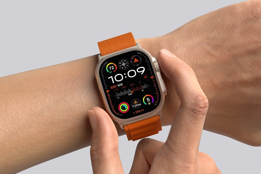 漂亮的苹果智能手表PSD模型样机素材包-5 漂亮的苹果智能手表PSD模型样机素材包