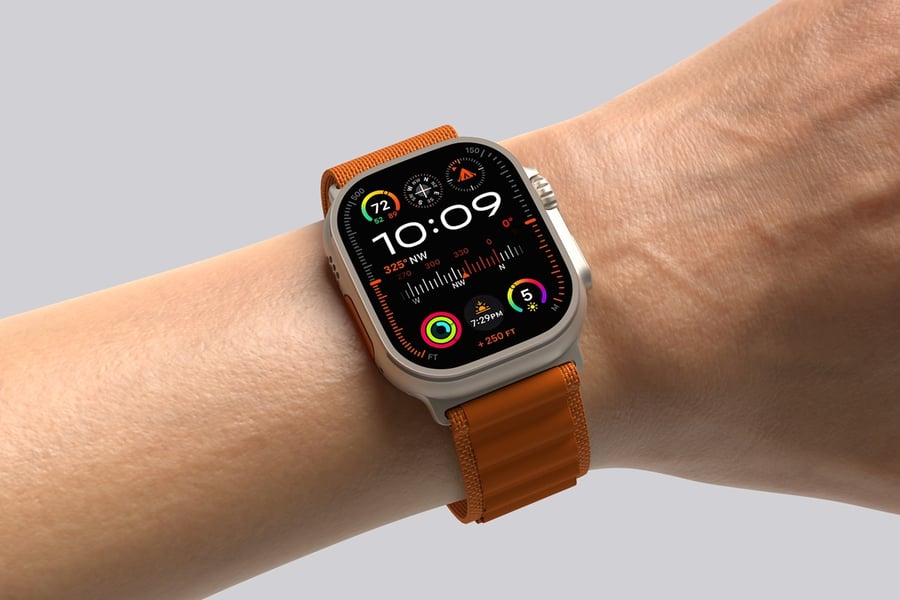 漂亮的苹果智能手表PSD模型样机素材包-3 漂亮的苹果智能手表PSD模型样机素材包