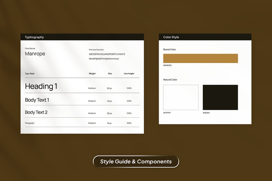 设计豪华的酒店及度假村网站UI素材包