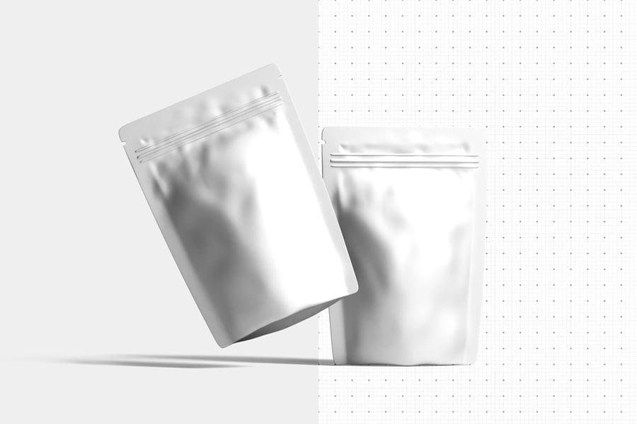 高品质包装袋PSD样机模型素材包