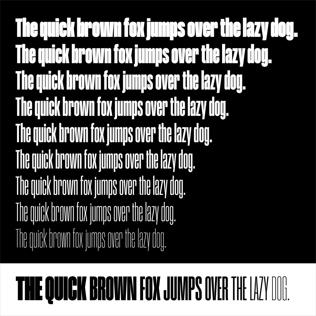 想让视觉设计更有力量感?收藏好这款免费字体!-10 想让视觉设计更有力量感?收藏好这款免费字体!