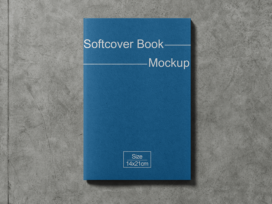 漂亮光影平装书PSD样机素材包