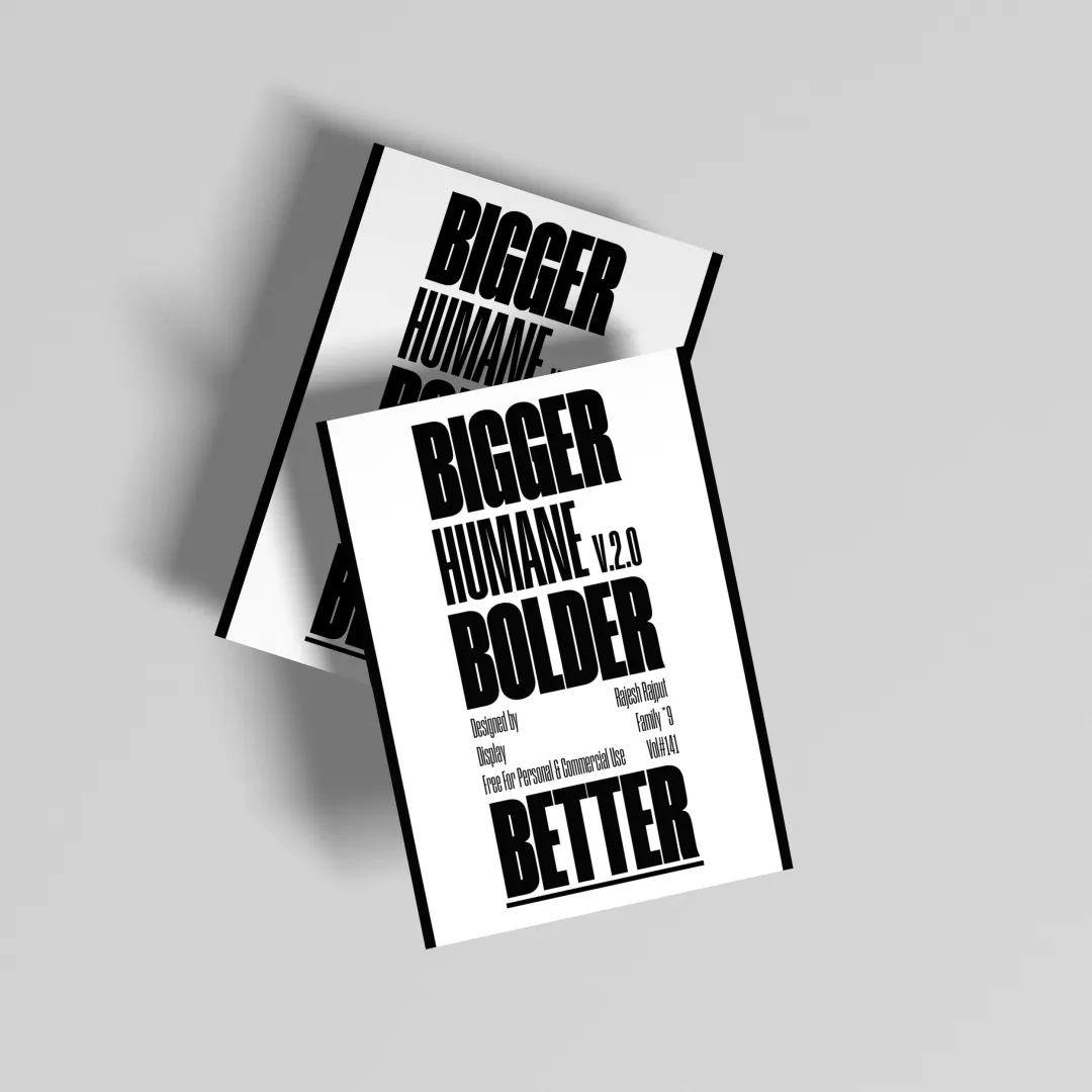 想让视觉设计更有力量感?收藏好这款免费字体!-2 想让视觉设计更有力量感?收藏好这款免费字体!