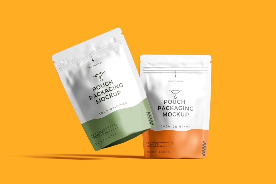 高品质包装袋PSD样机模型素材包