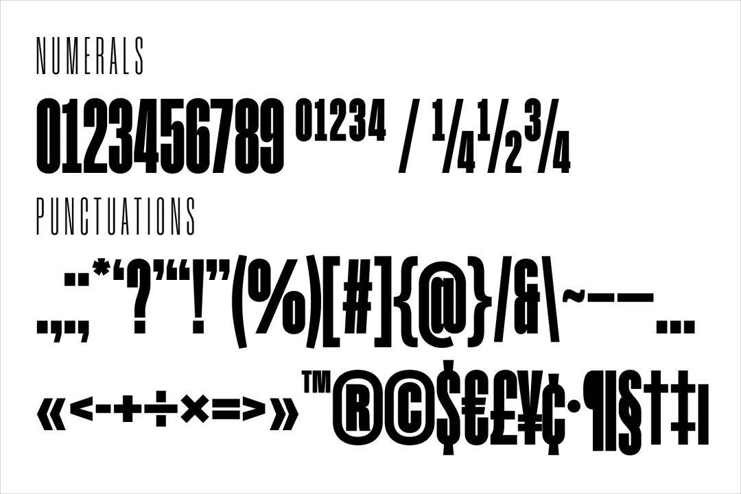想让视觉设计更有力量感?收藏好这款免费字体!-8 想让视觉设计更有力量感?收藏好这款免费字体!