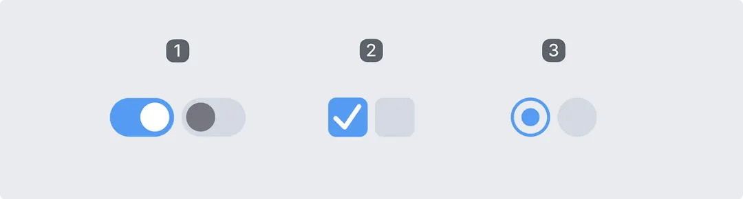 同样是切换组件，开关/单选按钮/复选框该用哪个？