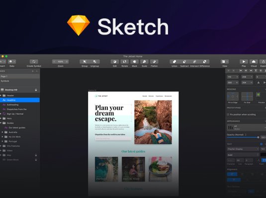 Sketch 64 CR2 中文破解版 专业矢量UI设计绘图软件