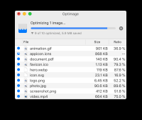 Optimage 3.3.0 破解版 MAC上超级好用的图片批量压缩工具