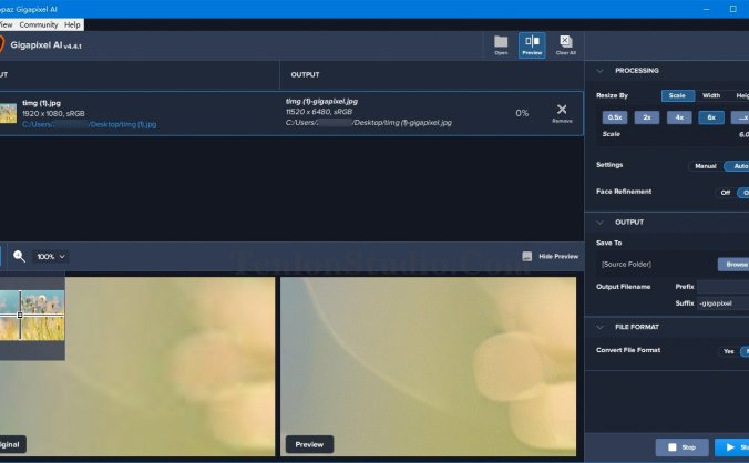 图片无损放大软件Topaz Gigapixel AI 4.4.5 Win破解版