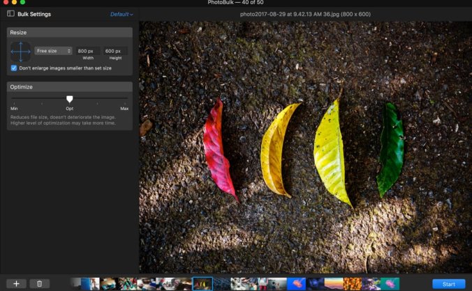 PhotoBulk 2.2 (270) MAC中文破解版(超级好用的图片批量压缩重命名添加水印工具)