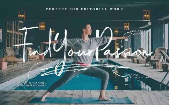 2020最新整理超高逼格100款手写英文字体,让你的设计作品高大上!