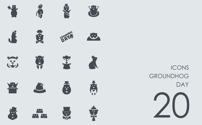 一组简单可爱的图标ICON