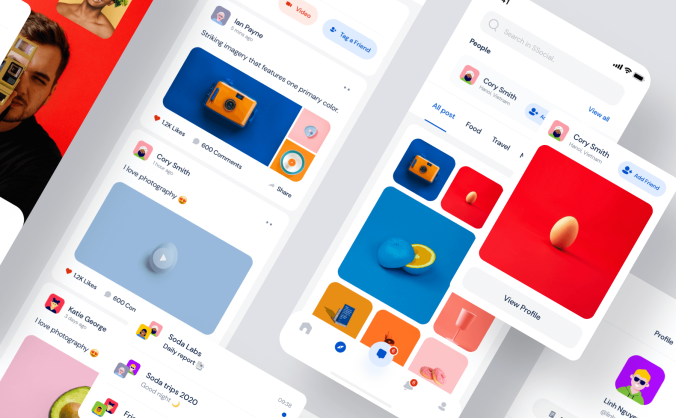 一套适用于社交平台的SKETCH UI素材包