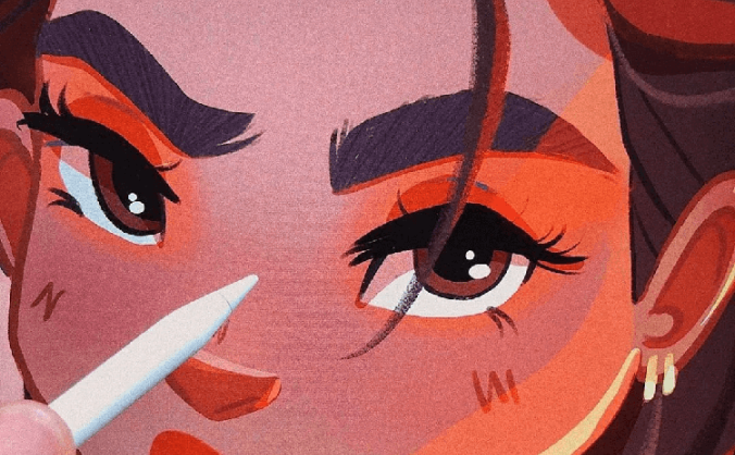 国外SARA大神IPAD人物插画手绘课程，让你零基础也能画出漂亮小姐姐！