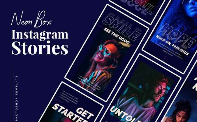 时尚深色风格时尚高端banner海报PSD设计素材包