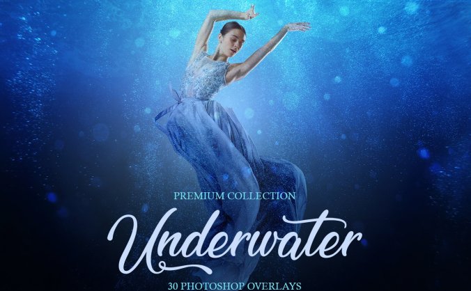 30个水下海洋效果高清图片PNG素材包