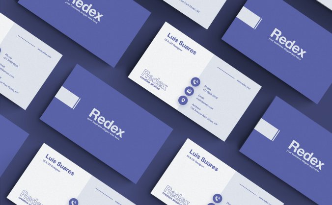 高端大气又有设计感的AI名片模板