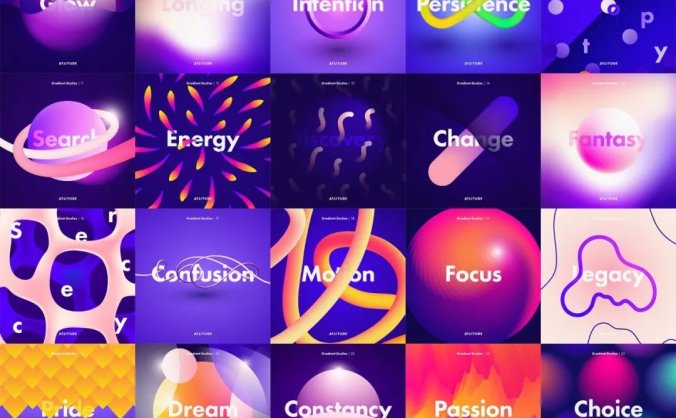 国外高质量AI渐变风格教程,让你熟练掌握AI渐变和颜色工具