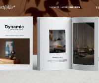 时尚高端简约作品集品牌手册宣传册设计模板