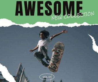 这些超级酷的撕纸样机效果,放到作品集里也未免太出彩了吧!