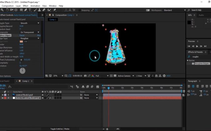 AE和Photoshop制作粉笔黑板动画以及文字设计教程