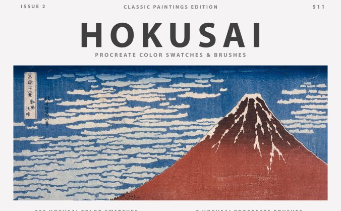 艺术创作绘画必备Procreate笔刷素材