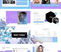 价值万元以上百款作品集PPT模板,究竟是长什么样的?