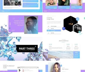 价值万元以上百款作品集PPT模板,究竟是长什么样的?