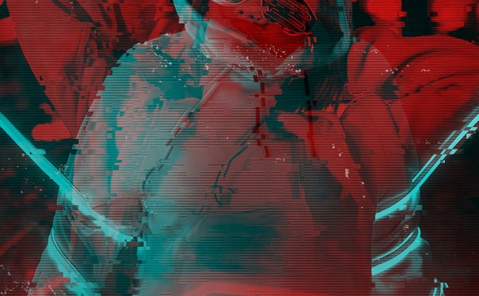 一键生成闪光双色曝光效果PS动作素材